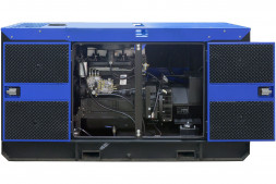Дизельный генератор ТСС ЭД-24-Т400 в шумозащитном кожухе на прицепе