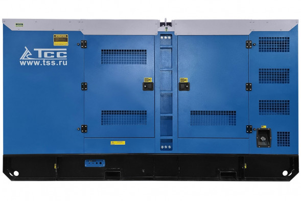 Дизельный генератор ТСС ЭД-200-Т400  в шумозащитном кожухе на прицепе
