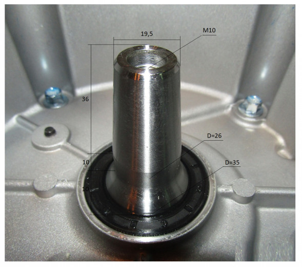 Двигатель бензиновый TSS KM420C-V (вал-конус)