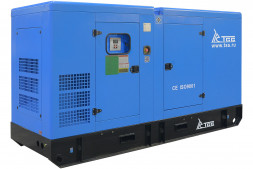 Дизельный генератор ТСС ЭД-150-Т400 в шумозащитном кожухе на прицепе