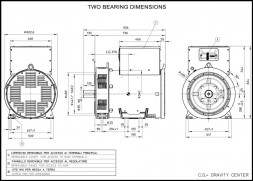 Mecc Alte ECO38-2М/4C SAE 1/14 (200 кВт)