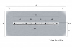 Лопасти для DRD 2000H (к-т из 4-х лопастей)